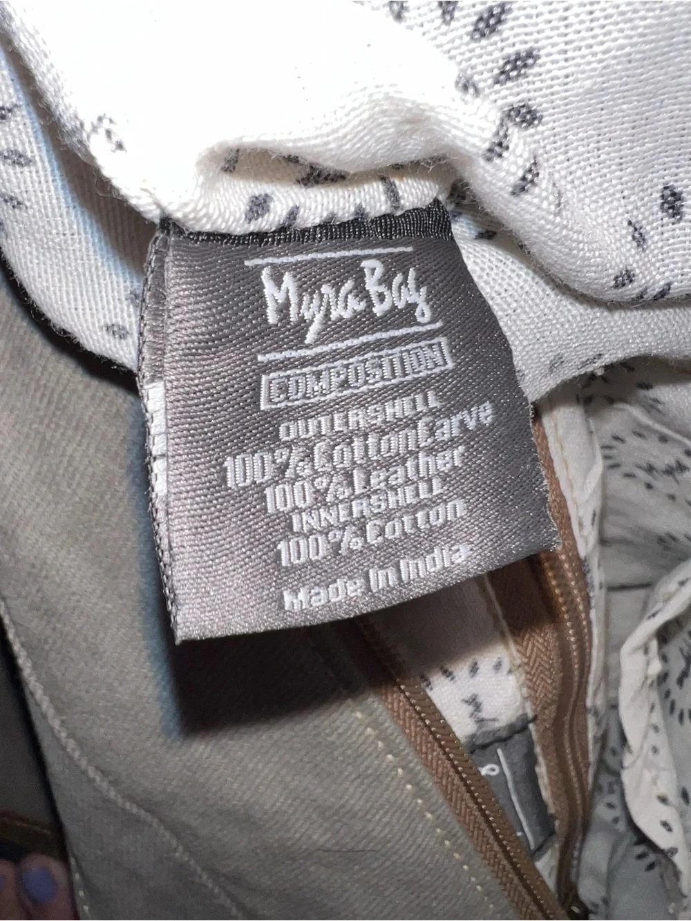 NWT Myra Felicity Backpack Canvas and Leather